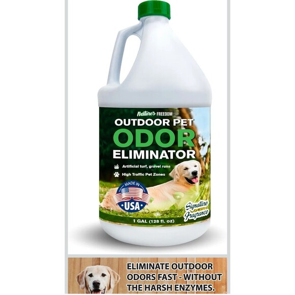 Outdoor Pet Odor Eliminator Gallon Enzyme Cleaner with Spray Gun for Yard B8 - Picture 1 of 1